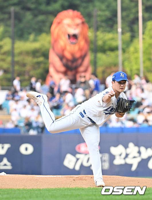 [OSEN=대구, 이석우 기자] 삼성 라이온즈 최원태 041 2025.05.29 / foto0307@osen.co.kr