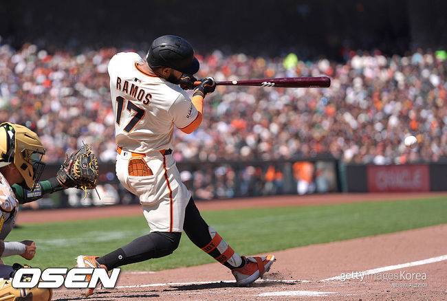 [사진] 샌프란시스코 엘리엇 라모스. ⓒGettyimages(무단전재 및 재배포 금지)