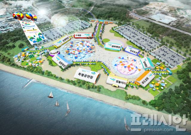 ▲여수섬박람회 주행사장 조감도ⓒ여수시