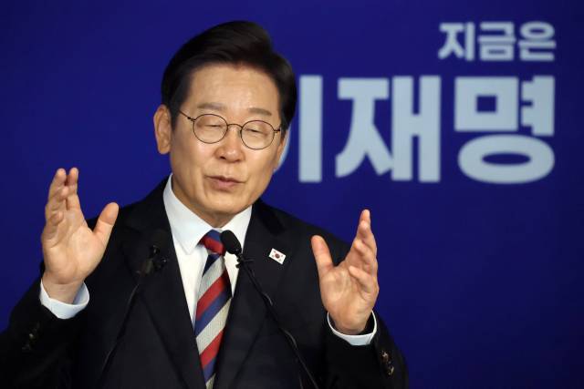 이재명 더불어민주당 대선후보. 연합뉴스