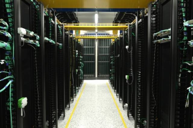 광주 국가AI데이터센터 내 전산실 모습. 사진 제공=NHN클라우드