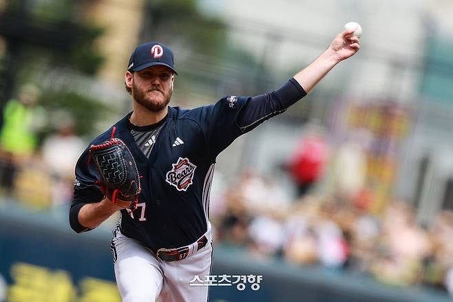 두산 콜 어빈. 두산베어스 제공