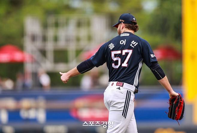 두산 콜 어빈. 두산베어스 제공