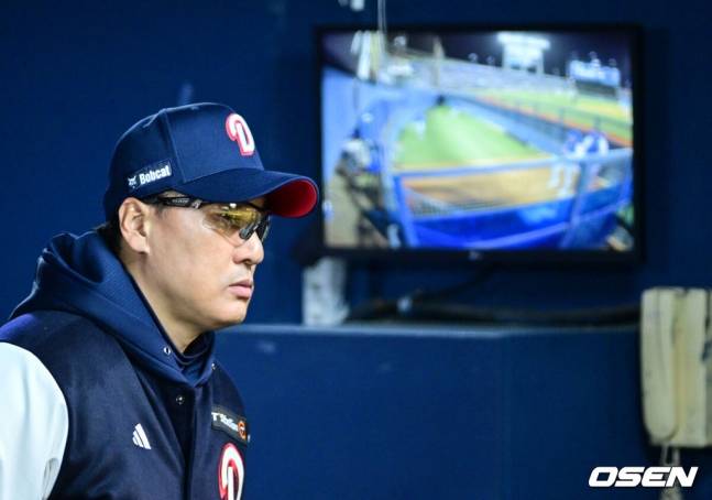 이승엽 두산 감독.