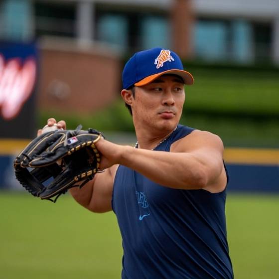 김하성이 탬파베이 레이스 트리플A팀 더램 불스에서 훈련하고 있다. /사진=더램 불스 구단 공식 SNS