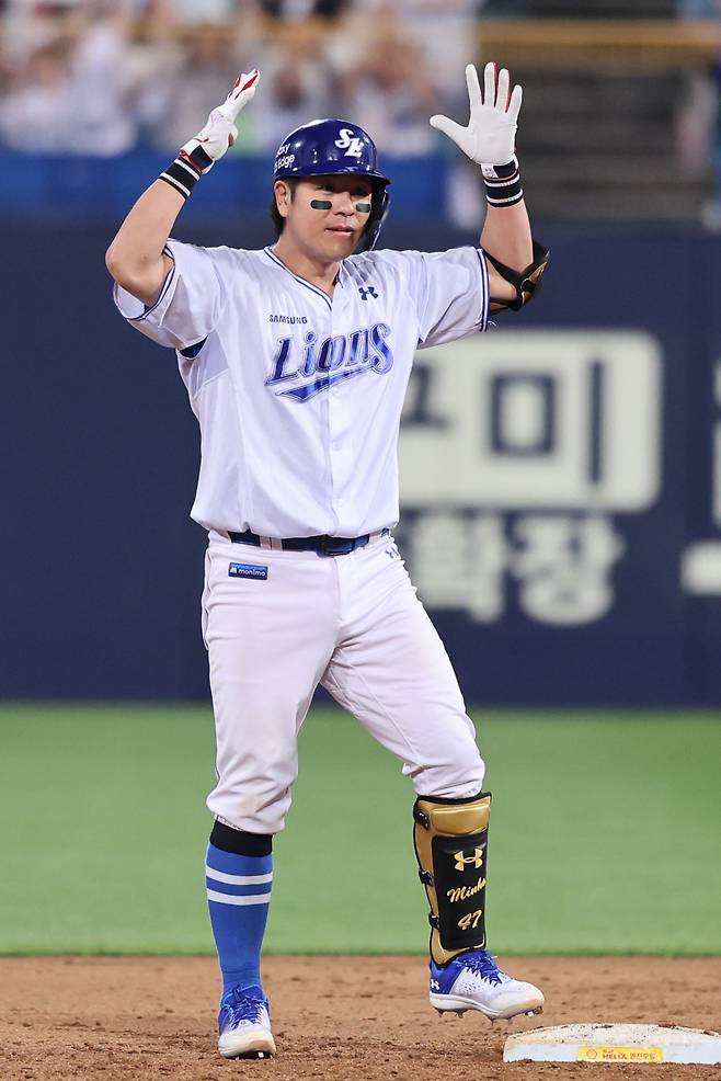 삼성 라이온즈 강민호. 삼성 라이온즈