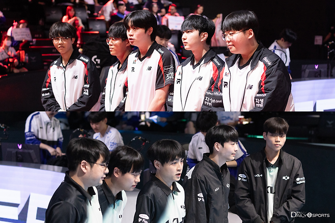 kt 롤스터(위)-디플러스 기아(아래)