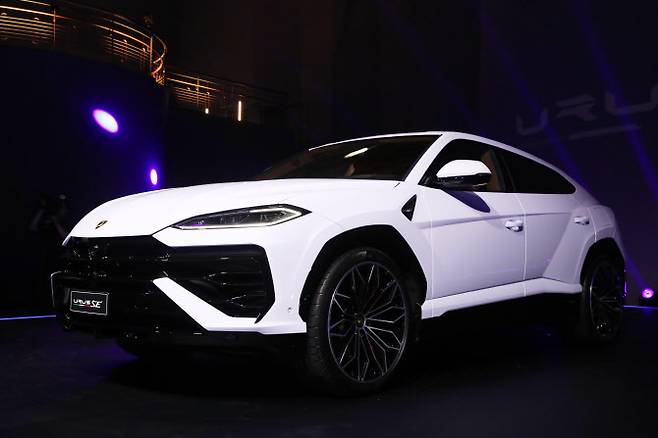 지난해 7월 23일 오후 서울 광진구 그랜드 워커힐 서울에서 열린 오토모빌리 람보르기니 최초의 플러그인 하이브리드(PHEV) 슈퍼 SUV ‘우루스 SE’ 론칭 행사. (사진=이데일리 이영훈 기자)