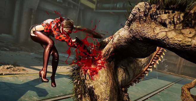 - 레이서즈 하이 나노슈트를 착용한 이브의 모습