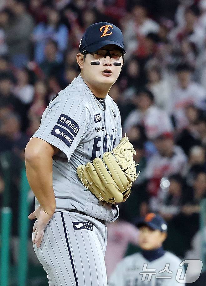 한화 이글스 투수 김서현. 2025.4.17/뉴스1 ⓒ News1 박세연 기자