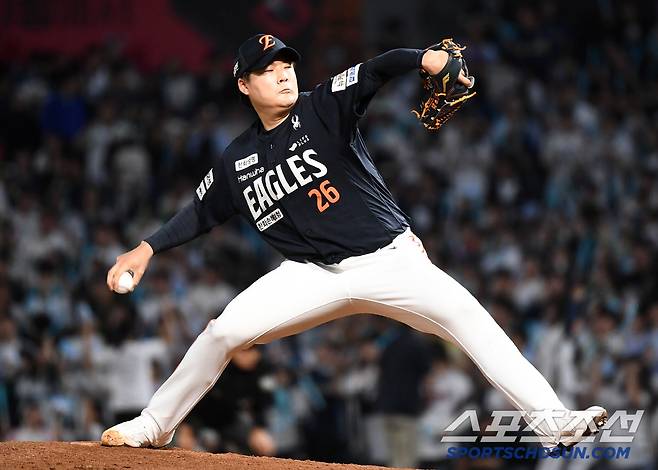 30일 창원 NC파크에서 열린 한화-NC전. 한화 한승혁이 투구하고 있다. 창원=정재근 기자 cjg@sportschosun.com/2025.5.30/