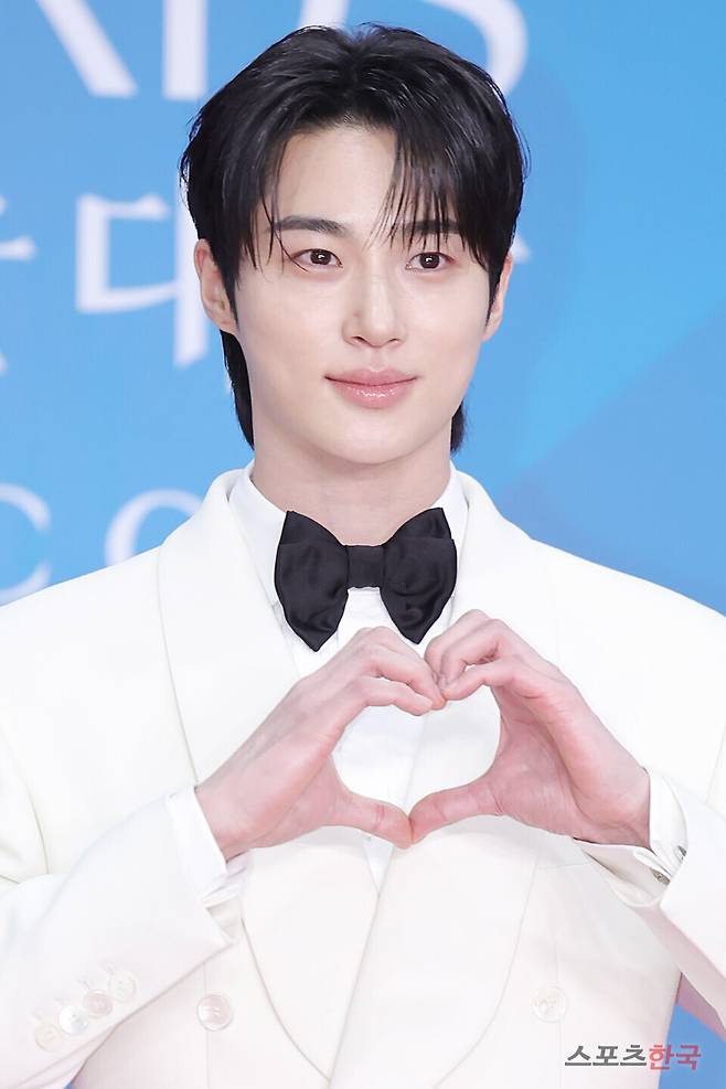 '제61회 백상예술대상 with 구찌' 레드카펫 행사에 참석한 배우 변우석. 25.5.5 ⓒ이혜영 기자 lhy@hankooki.com