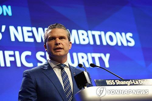 헤그세스 미 국방장관. EPA 연합뉴스