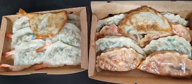 수경손만두 고기.김치.새우만두