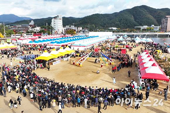 지난해 청송사과축제 모습. [사진=청송군청]