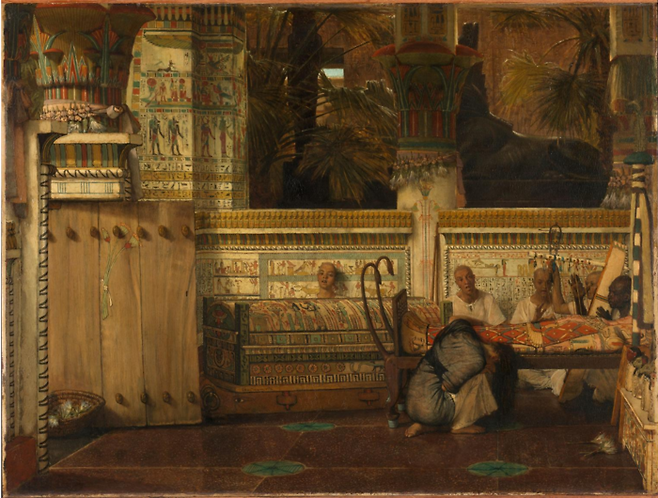 Lourens Alma Tadema [De Egyptische weduwe], 1872 ©Rijksmuseum