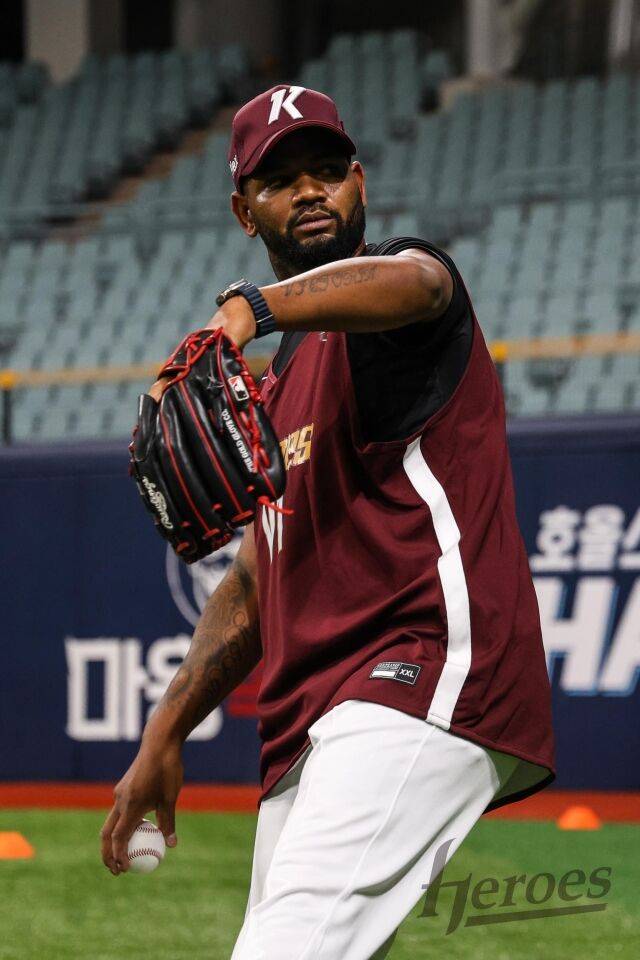 키움 히어로즈 라울 알칸타라./키움 히어로즈