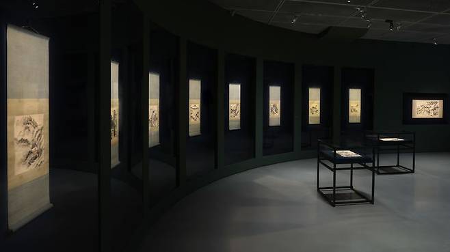 호암미술관 '겸재 정선' 1부 전시장 전경 *재판매 및 DB 금지