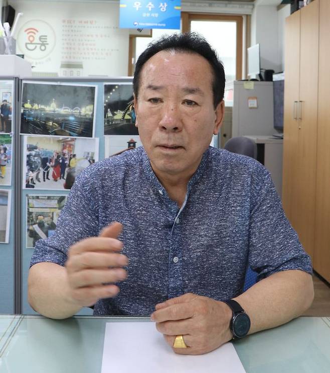 [금산=뉴시스] 황보 성 금산금빛시장 상인회장  *재판매 및 DB 금지