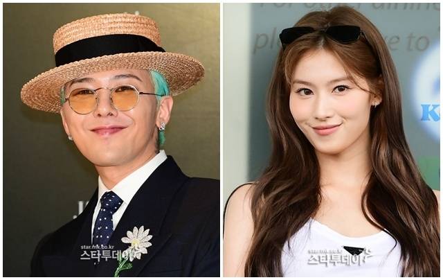 지드래곤, 사나. 사진l스타투데이DB