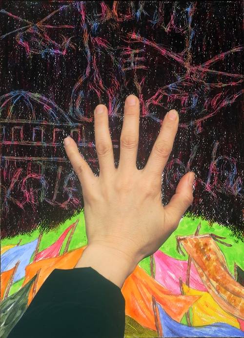 허용철 作 민주주의의 힘, 2025, 복합재료 /A4액션추진위원회 제공