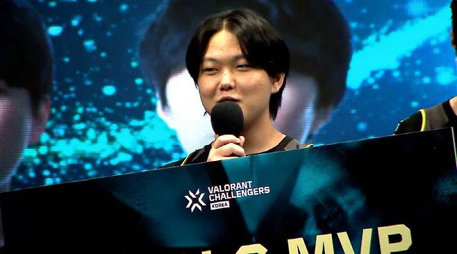 SID(김민승) 선수.사진=유튜브 '발로란트 챔피언스 투어' 갈무리