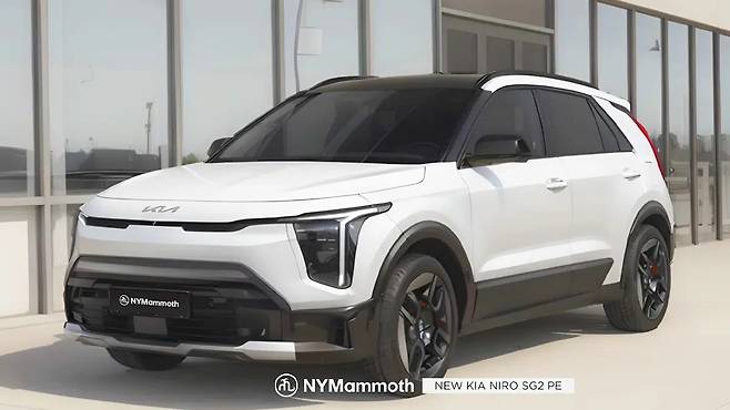 기아 니로 페이스리프트 예상도