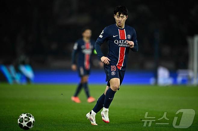 PSG의 이강인 ⓒ AFP=뉴스1