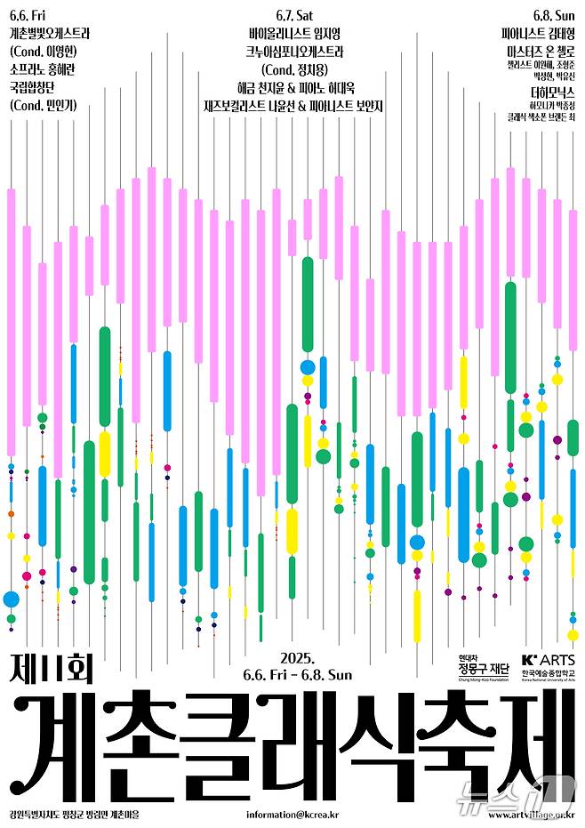 '2025 계촌클래식축제' 포스터. (평창군 제공. 재판매 및 DB금지)2025.6.1/뉴스1