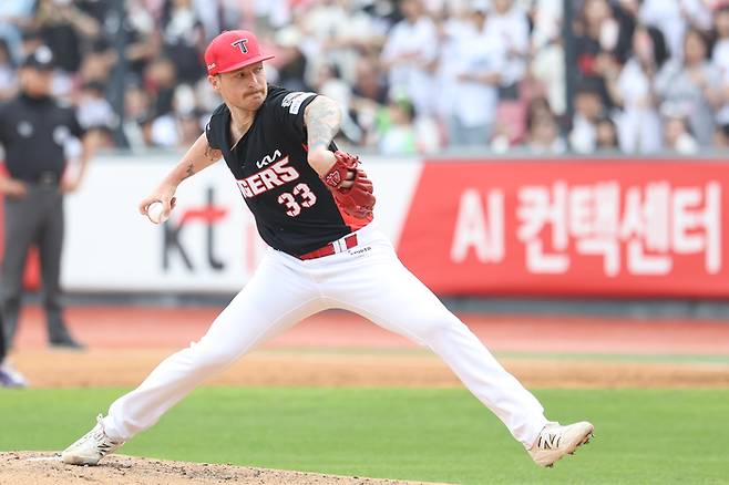 올러가 투구에 임하고 있다. 사진 | KIA 타이거즈