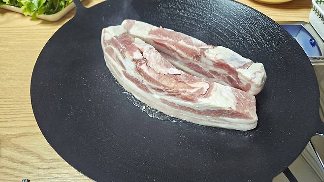 20250531_213314.jpg 저녁 통삼겹 굽고 그 기름에 파전