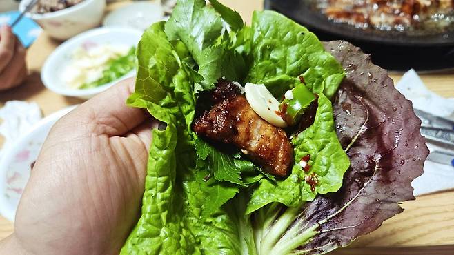 20250531_215652.jpg 저녁 통삼겹 굽고 그 기름에 파전