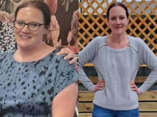 영국의 한 40대 여성이 약 도움 없이 1년도 안 돼 40kg 감량에 성공한 비법을 공개했다./사진=더 선