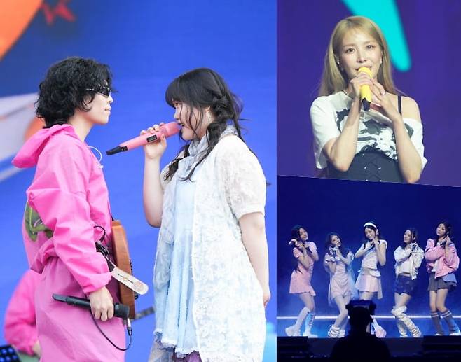 그룹 악뮤, 가수 보아, 아일릿 /사진=위버스콘 페스티벌 제공