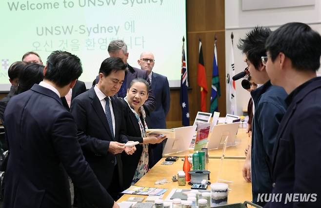 호주 UNSW-KAIST 혁신창업 쇼케이스 모습.