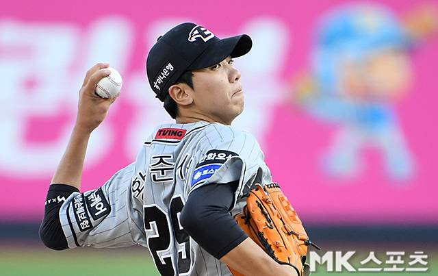 최근 연일 호투 중인 황준서. 사진=천정환 기자