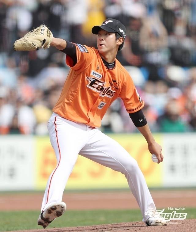 황준서는 지난 달 21일 울산에서 NC와 격돌한 바 있다. 사진=한화 제공