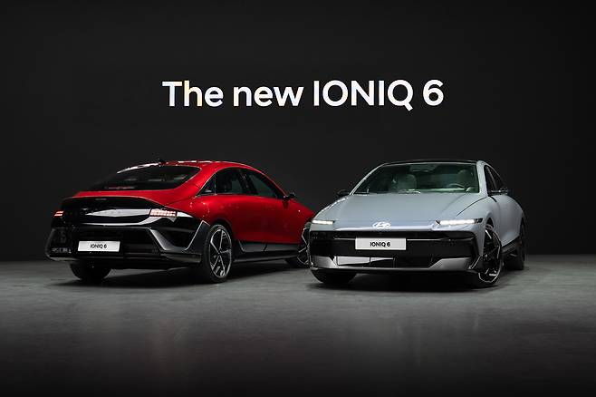현대차 순수 전기 세단 아이오닉 6 부분변경 모델 [현대차 제공]