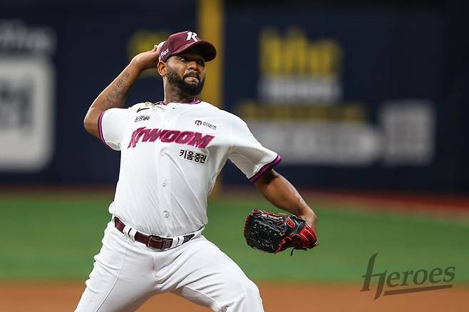 [서울=뉴시스] 프로야구 키움 히어로즈의 라울 알칸타라. (사진 = 키움 히어로즈 제공) *재판매 및 DB 금지