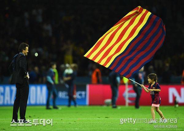 루이스 엔리케 감독-딸 사나 / 사진=GettyImages 제공