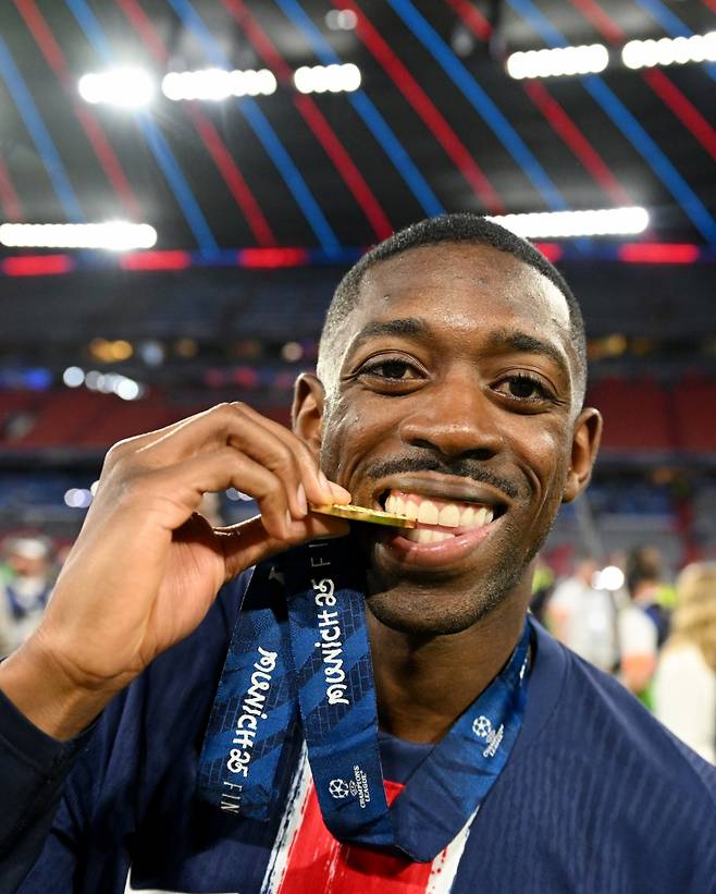 우스만 뎀벨레. /사진=유럽축구연맹(UEFA) 공식 사회관계망서비스(SNS)