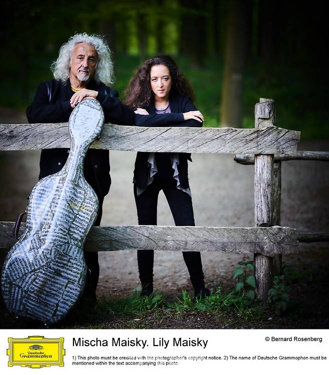 첼리스트 미샤 마이스키(왼쪽), 딸 피아니스트 릴리 마이스키. (사진=크레디아)