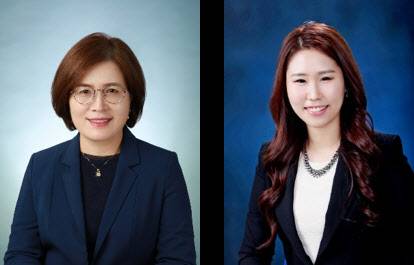 (왼쪽부터) 권영주 이화여대 교수, 황수연 박사(제1저자). (사진 제공=이화여대)