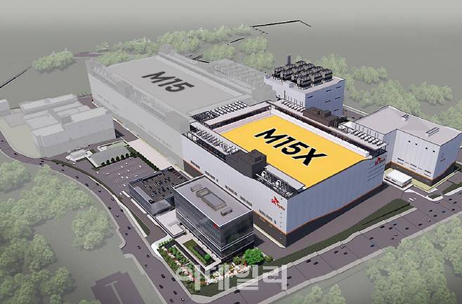 SK하이닉스 신규 팹(Fab) M15X 건설 조감도(사진=SK하이닉스)