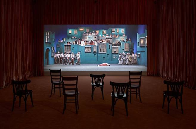 '아더랜드 II: 와엘 샤키, 아크람 자타리'_와엘 샤키 전시 전경 (국립현대미술관 제공)