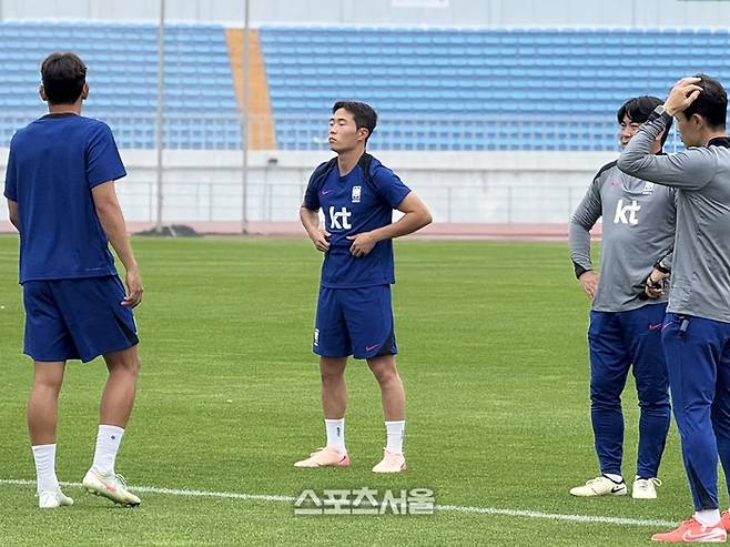 U-22 대표팀의 이승원.  원주 | 정다워 기자