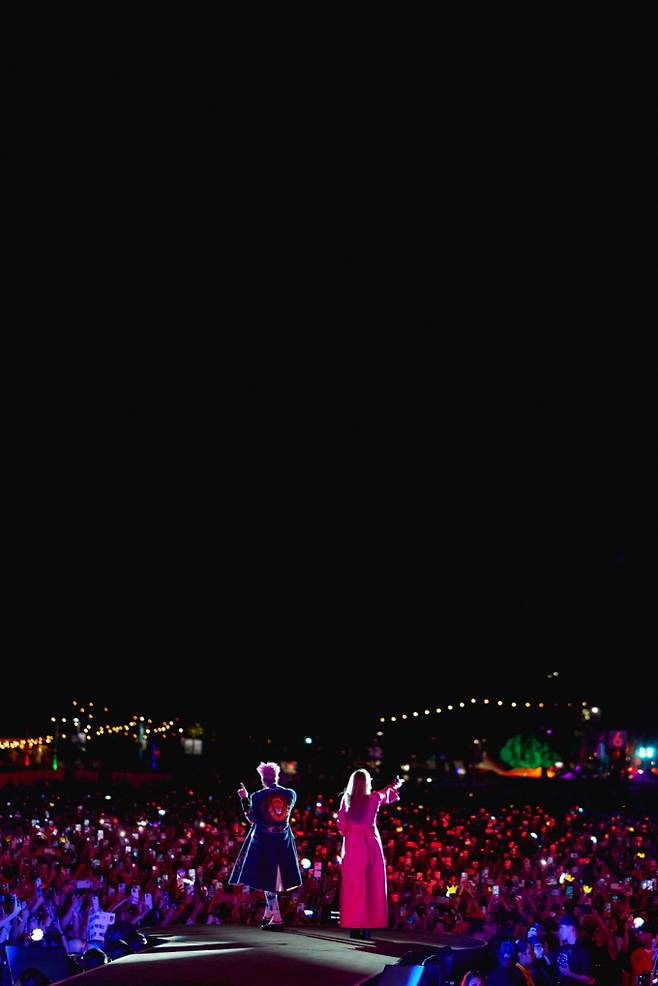 G-DRAGON ‘HITC LA 2025’ 헤드라이너 장식 (제공: 갤럭시코퍼레이션)