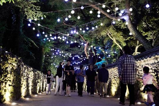 2025 아산 외암마을 야행 모습. 아산시 제공