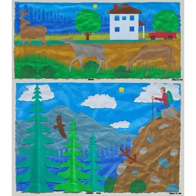 초등학생 미술작품 같은 현대미술