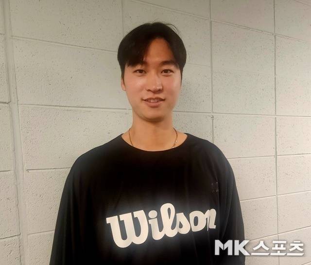 5월 31일 창원 NC전이 끝나고 만난 엄상백. 사진(창원)=이한주 기자